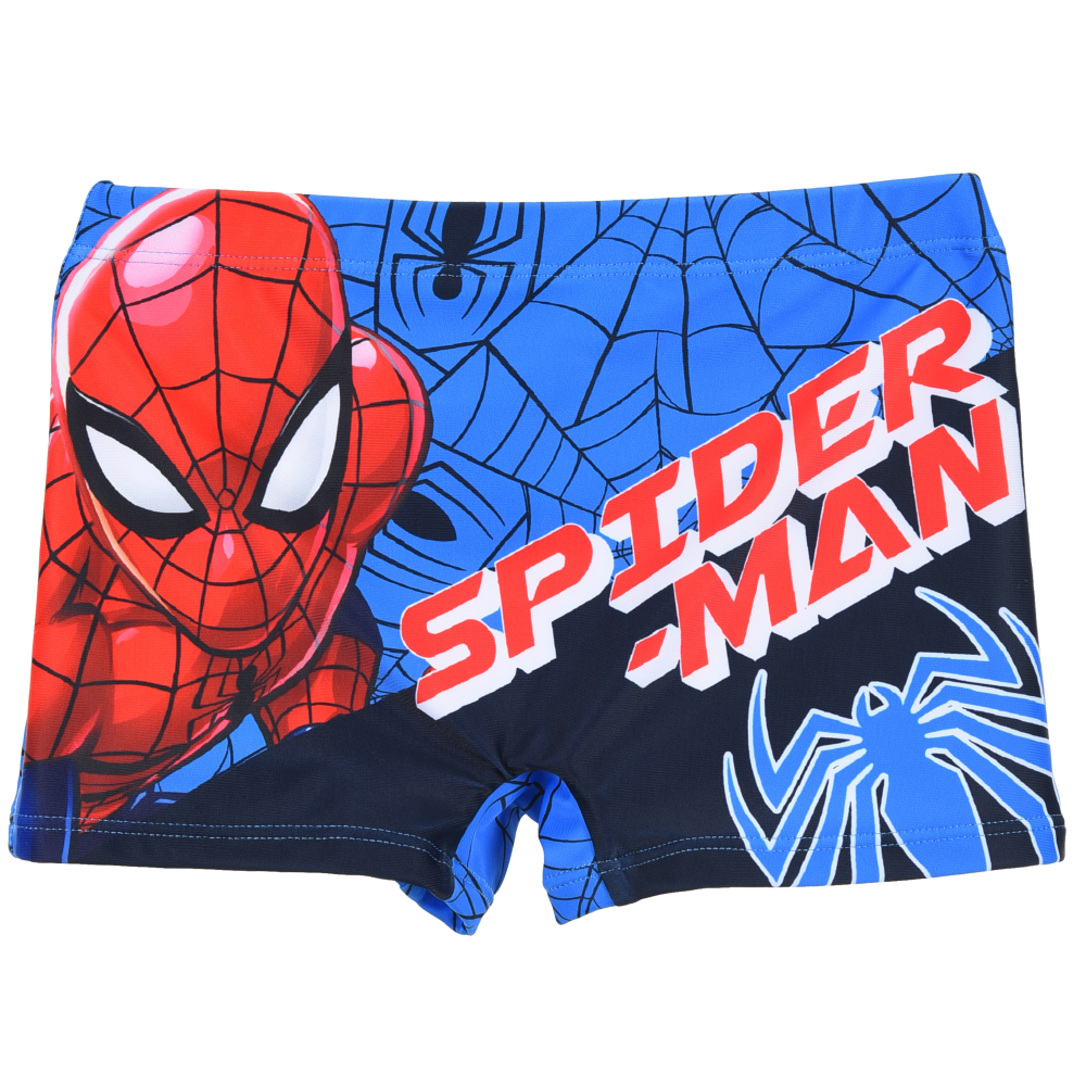 Costume Mare Spiderman MARVEL Modello Parigamba Elasticizzato Piscina -Ye18122blu