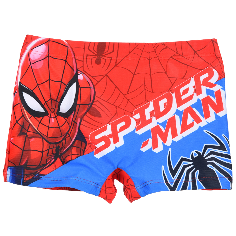 Costume Mare Spiderman MARVEL Modello Parigamba Elasticizzato Piscina -Ye18122rosso
