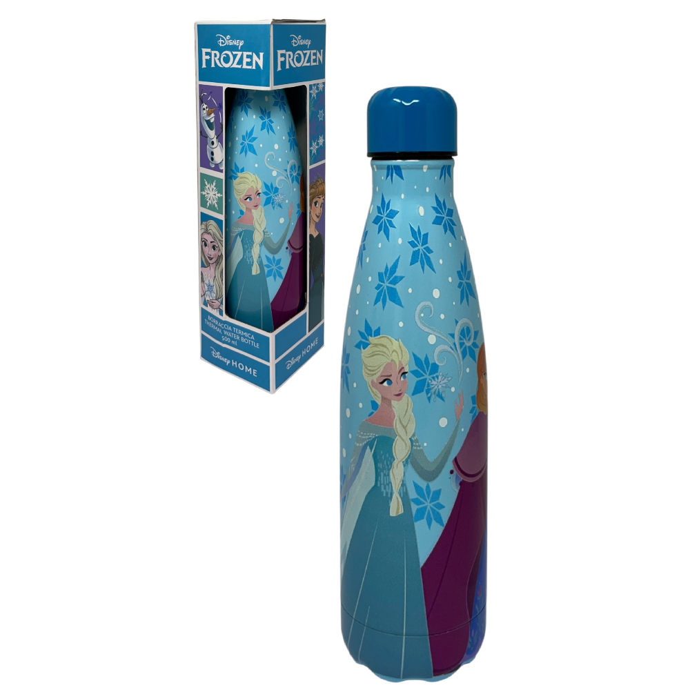 Borraccia Termica Frozen Ii DISNEY in Acciaio Inox Bottiglia con Tappo Svitabile 500 Ml - D11289te/c