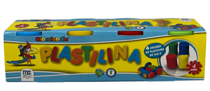 Set Plastilina Plastichina Prodotta con Farina 4 Colori Diversi Bambino - Gl0003
