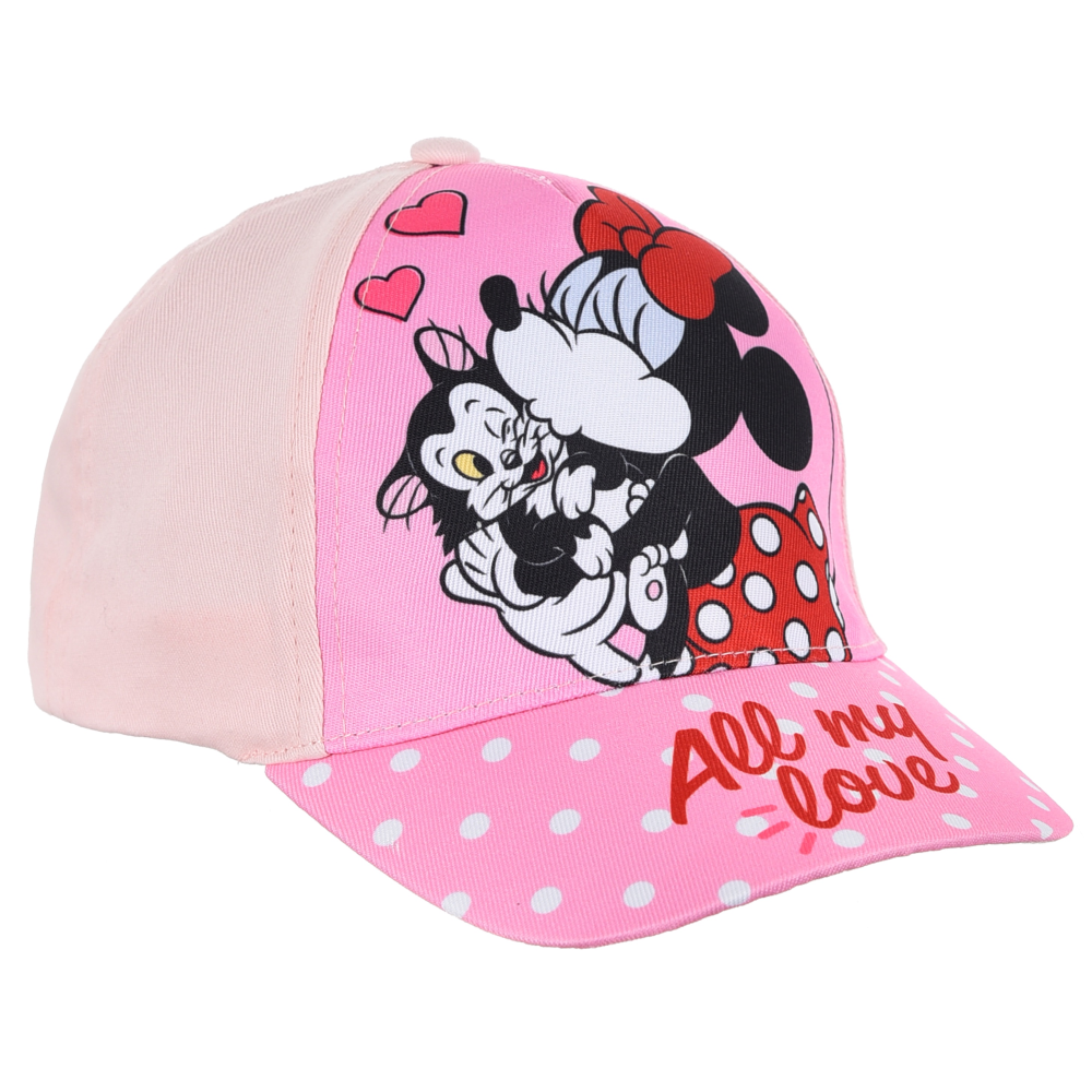 Cappello Minnie DISNEY con Visiera Berretto Estivo Regolabile Bambina - Ye40044rosa