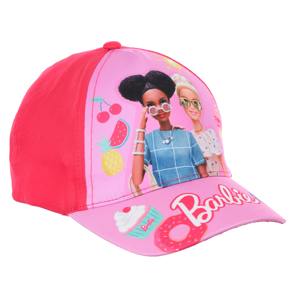 Cappello Barbie con Visiera Berretto Estivo Regolabile Bambina - Ye40008fucsia