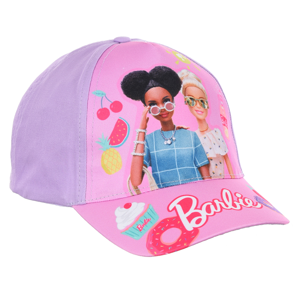 Cappello Barbie con Visiera Berretto Estivo Regolabile Bambina - Ye40008lilla