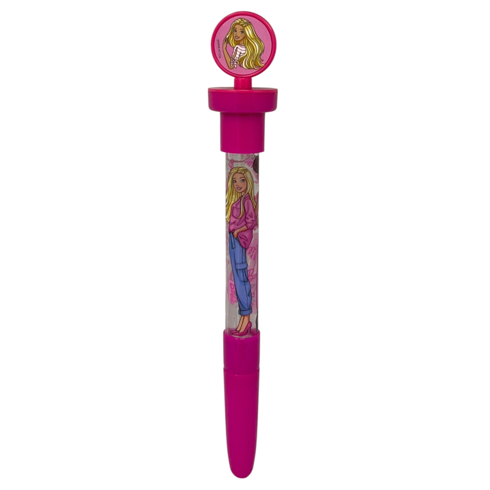 Penna 3 in 1 Barbie Penna a Sfera Timbro Bolle di Sapone Gioco per Bambini - Br1063
