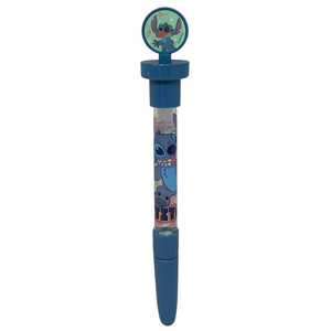 Penna 3 in 1 Stitch DISNEY Penna a Sfera Timbro Bolle di Sapone Gioco per Bambini - Lst1063