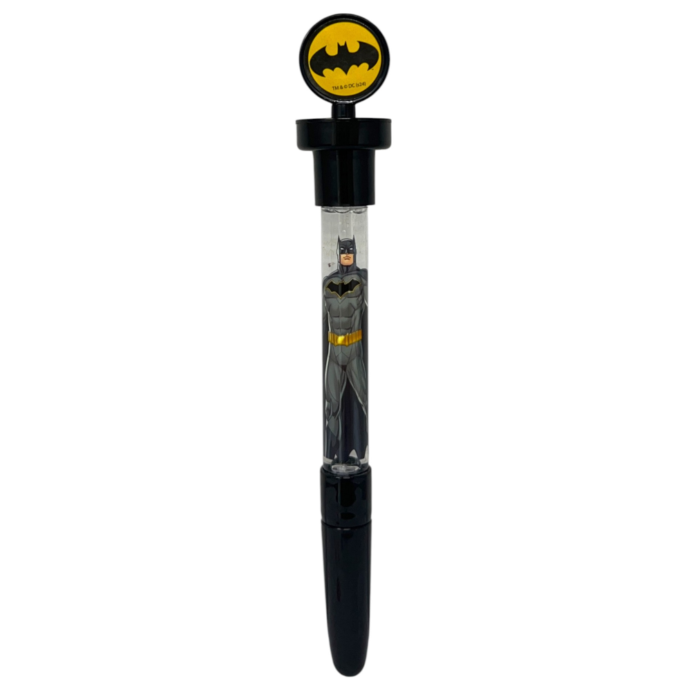 Penna 3 in 1 Batman Penna a Sfera Timbro Bolle di Sapone Gioco per Bambini - Ba1063