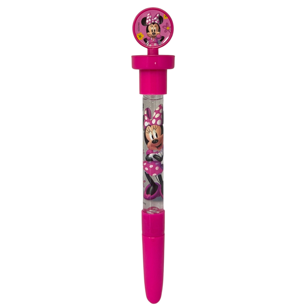 Penna 3 in 1 Minnie DISNEY Penna a Sfera Timbro Bolle di Sapone Gioco per Bambini - Min1063