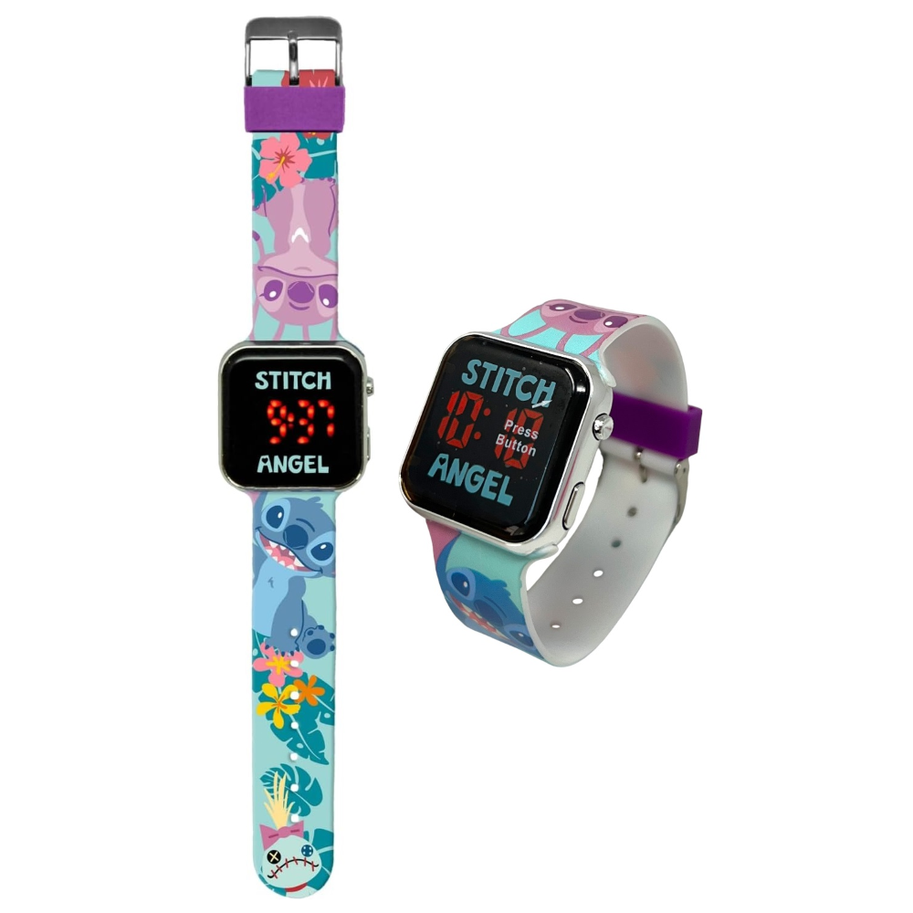 Orologio a LED Stitch Angel DISNEY da Polso Digitale - Las4197