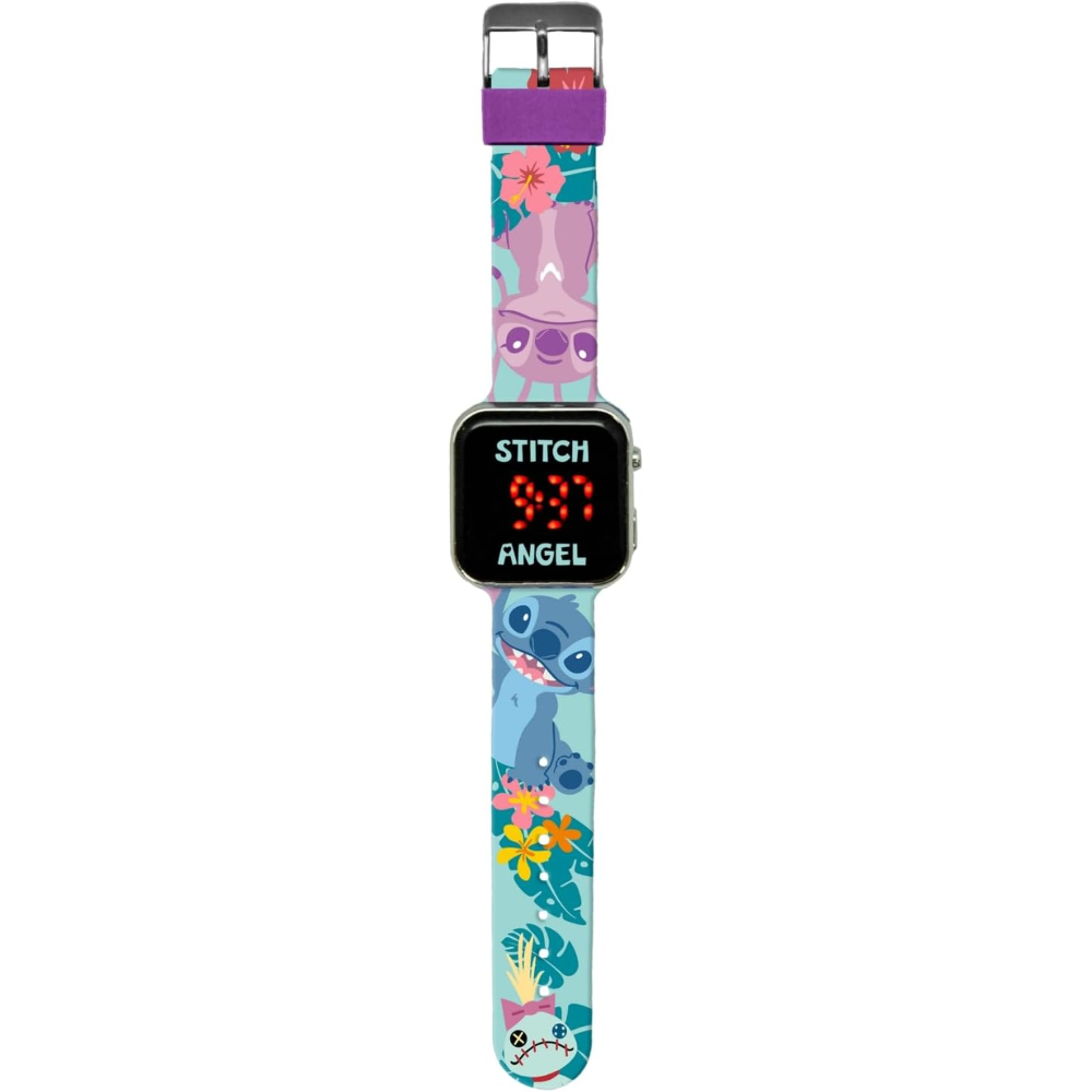 Orologio a LED Stitch Angel DISNEY da Polso Digitale - Las4197