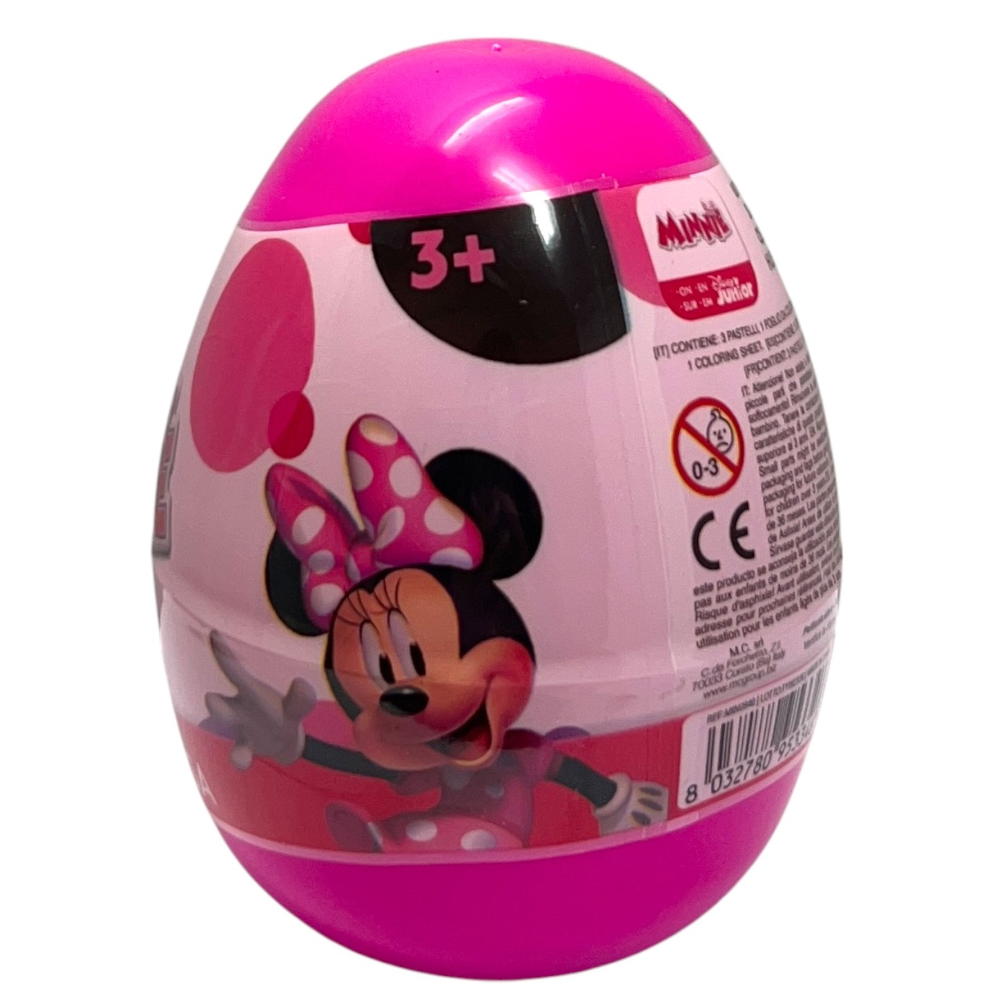 Mini Uovo con Sorpresa Minnie DISNEY Ovetto con Kit da Colorare -  Min0940