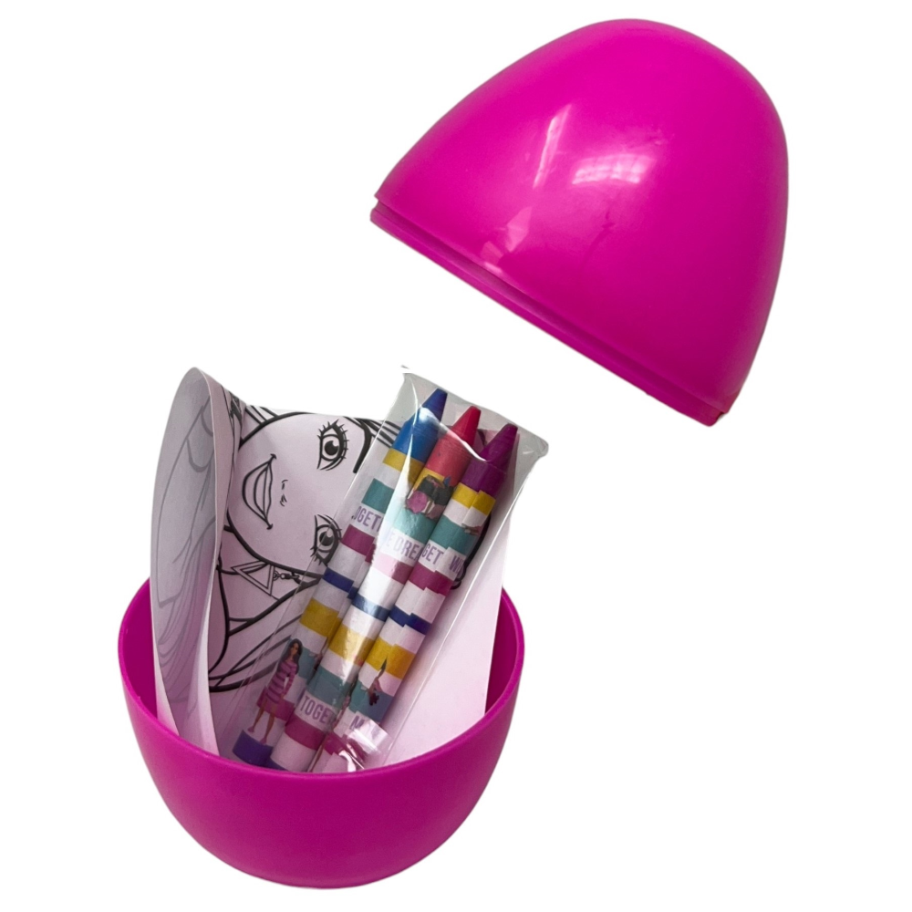 Mini Uovo con Sorpresa Barbie Ovetto con Kit da Colorare -  Br0940
