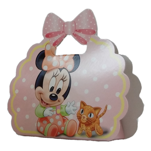 Bomboniere DISNEY Astuccio Scatoline Portaconfetti Minnie Cm. 10x11x3