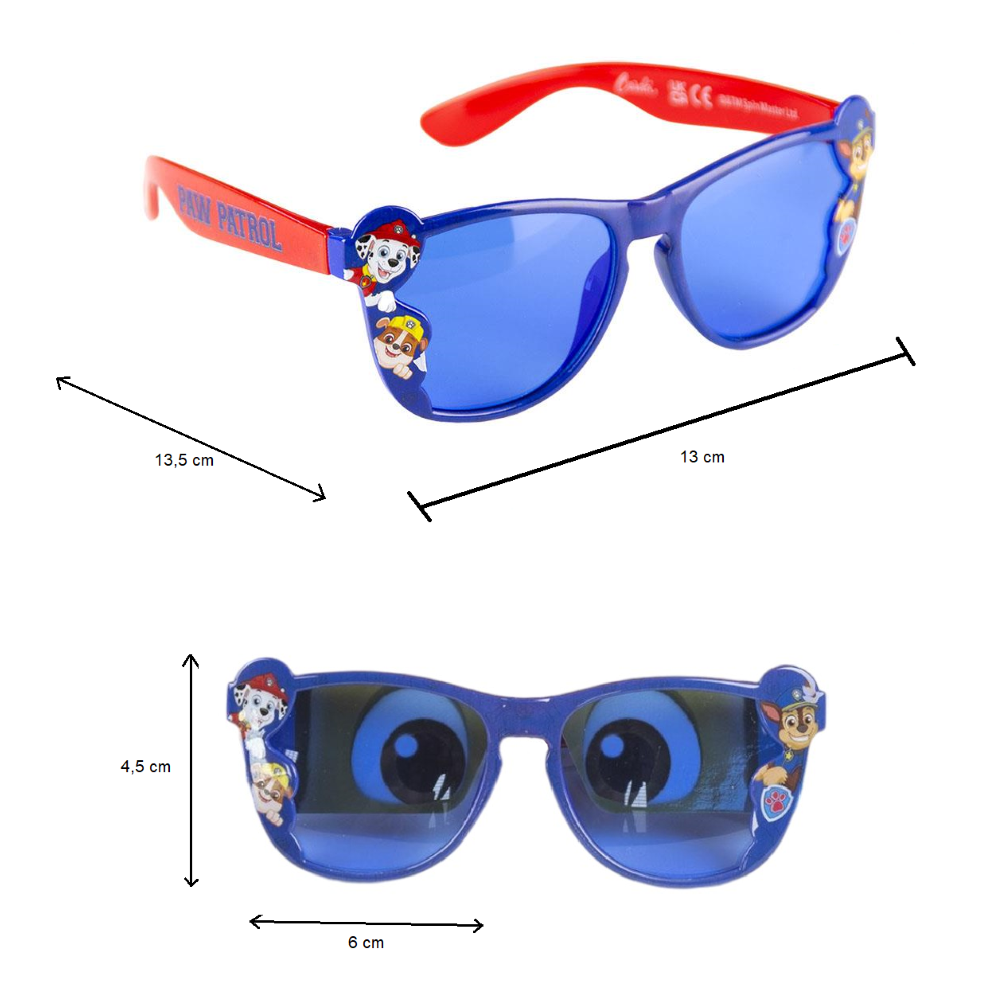 Occhiali da Sole Paw Patrol Lenti Specchiate Rettangolari Filtro Uv400 - 1965