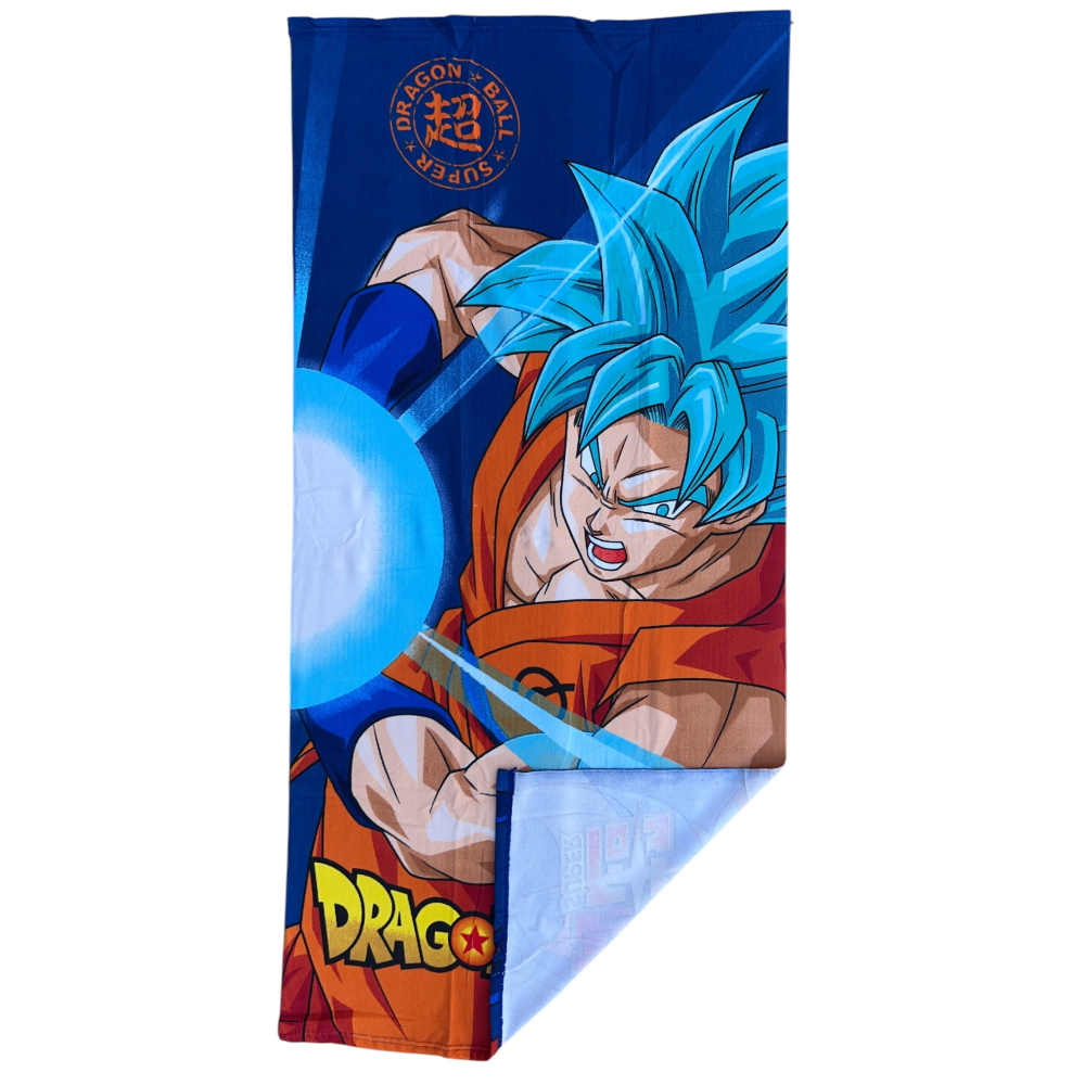 Telo Mare Dragon Ball Super Asciugamano da Spiaggia per Bambini in Microfibra di Poliestere CM 140x70 - Db24-002