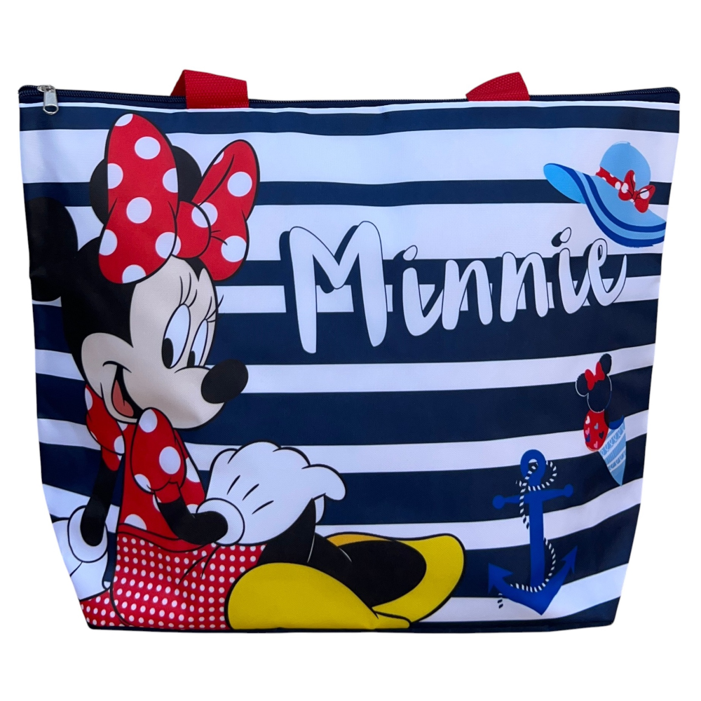 Borsa Mare Minnie Mouse DISNEY con Manici da Spiaggia Shopping Tempo Libero 45 CM - Min36-1581