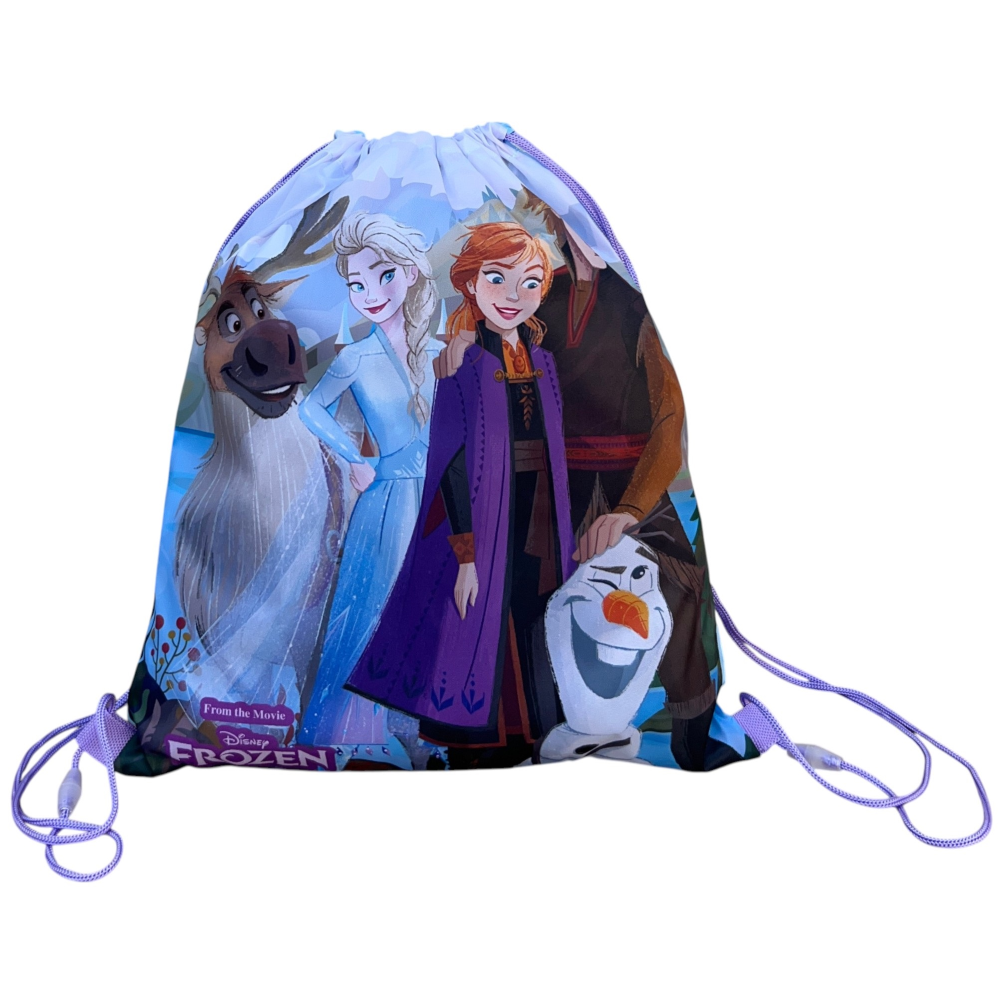 Sacca Frozen DISNEY Borsa Sportiva Tempo Libero con Chiusura a Coulisse 40x35 CM -  Fro36-0781