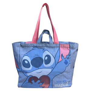 Borsa con Manici Stitch DISNEY Shopper con Tracolla Borsa Mare Tempo Libero - D11426mc