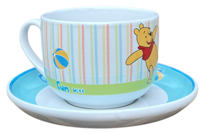 Set Tazza da Latte con Piattino Winnie the Pooh DISNEY in Ceramica - 0803409