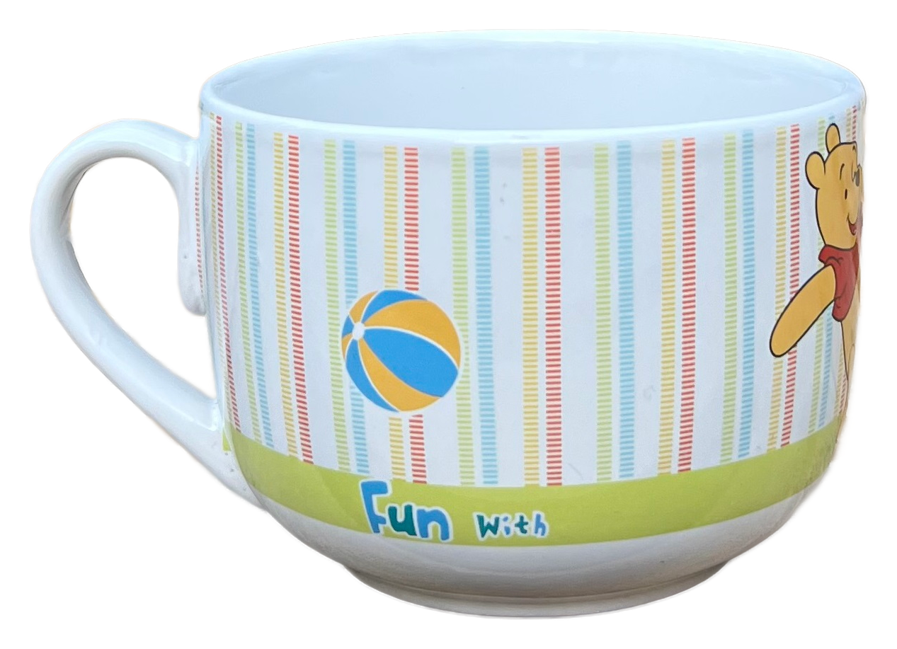 Set Tazza da Latte con Piattino Winnie the Pooh DISNEY in Ceramica - 0803409