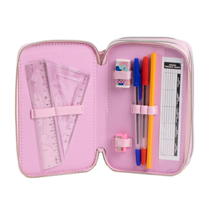 Astuccio Scuola Minnie e Paperina DISNEY Multiscomparto 3 Zip Portacolori Giotto - 1653