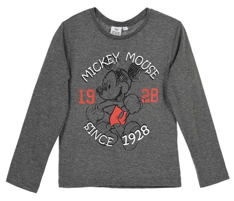 T-Shirt Topolino Bambino Maglietta Sun City Taglie 3/8 Anni - Rh1303grigio