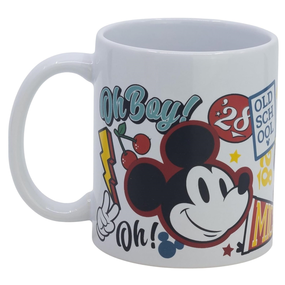 Tazza in Ceramica Topolino DISNEY Mickey Mouse Modello Mug 325 Ml in Confezione - 83066