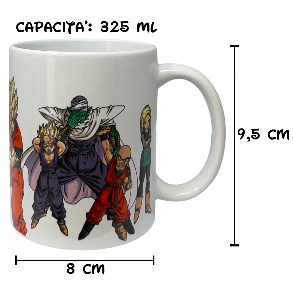 Tazza in Ceramica Dragon Ball Z Modello Mug 325 Ml in Confezione - 83071