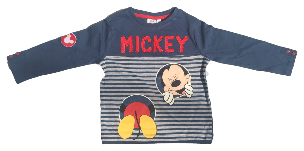 T-Shirt Topolino DISNEY Bambino Maglietta Sun City Taglie 3/8 Anni - Rh1307blu