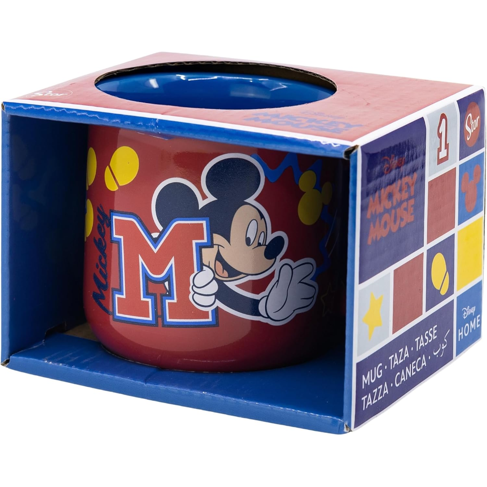 Tazza Topolino DISNEY Modello Mug Doppio Colore 355 Ml in Confezione- 83056