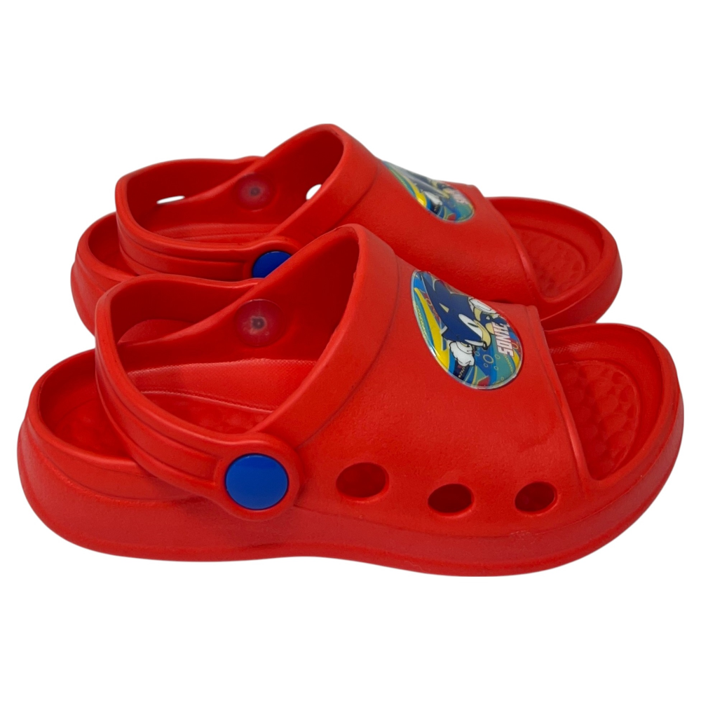 Ciabatte Sonic the Hedgehog Sabot per Bambini Pantofole in Eva Mare Piscina Casa - Sn1680mc