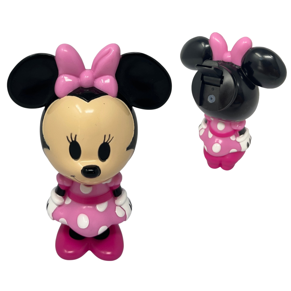 Borraccia Minnie Mouse DISNEY Personaggio 3d Bottiglia 260 Ml in Plastica Riutilizzabile Beccuccio Ripiegabile -83204