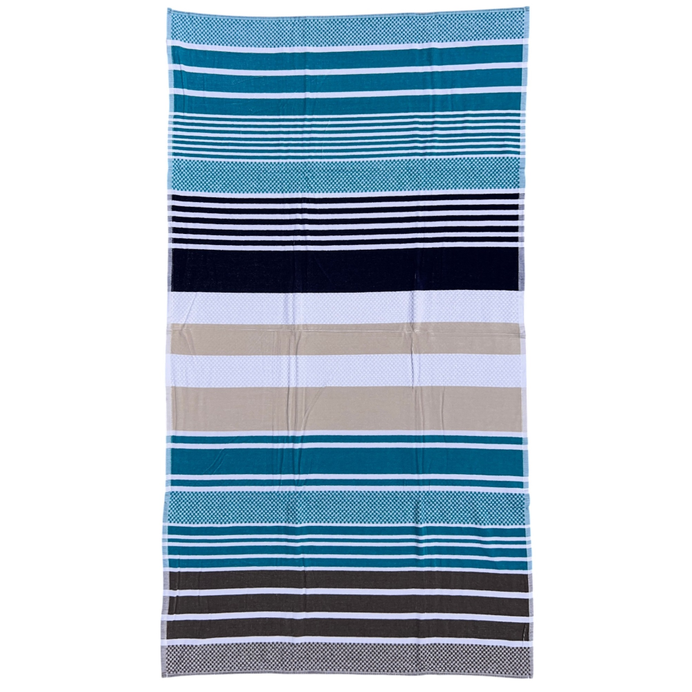 Telo Mare in 100% Cotone Asciugamano 190 X 70 CM Accessorio Spiaggia Piscina