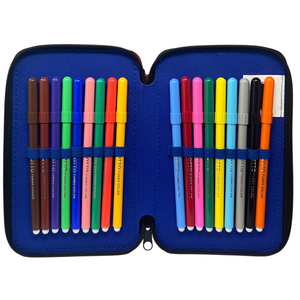 Astuccio 3 Zip Scuola Batman DC Multiscomparto Portacolori Giotto - 1004e4226