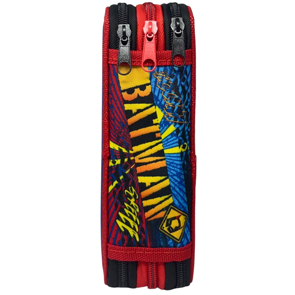 Astuccio 3 Zip Scuola Batman DC Multiscomparto Portacolori Giotto - 1004e4226