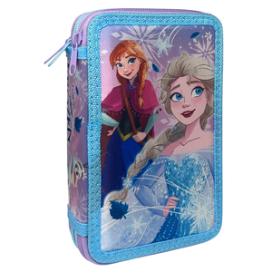 Astuccio 3 Zip Scuola Frozen DISNEY Multiscomparto Portacolori Giotto - 564797