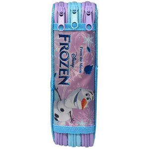 Astuccio 3 Zip Scuola Frozen DISNEY Multiscomparto Portacolori Giotto - 564797