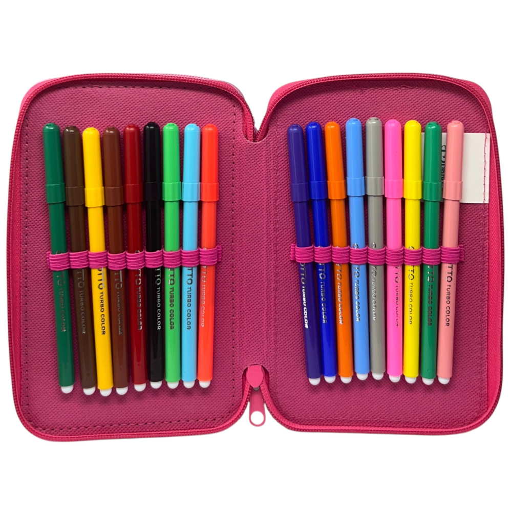 Astuccio 3 Zip Scuola Marie gli Aristogatti DISNEY Multiscomparto Portacolori Giotto - 564802