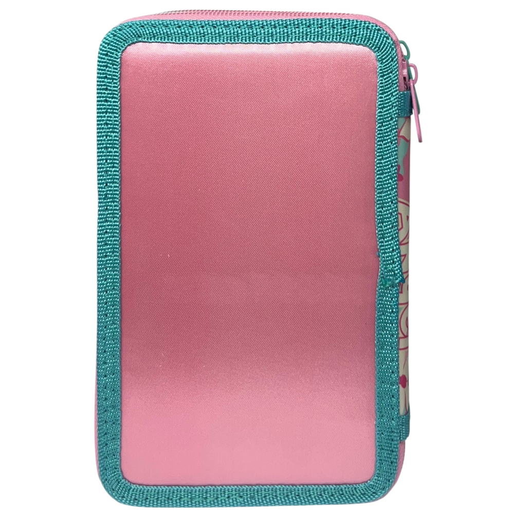 Astuccio 3 Zip Scuola Stitch e Angel DISNEY Multiscomparto Portacolori Giotto - 564801