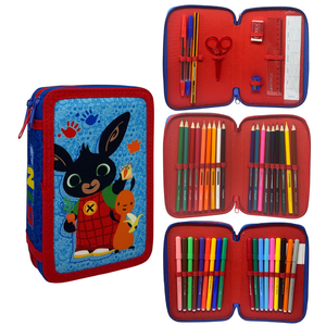 Astuccio Scuola Bing Multiscomparto 3 Zip Portacolori Giotto - 1004e1413
