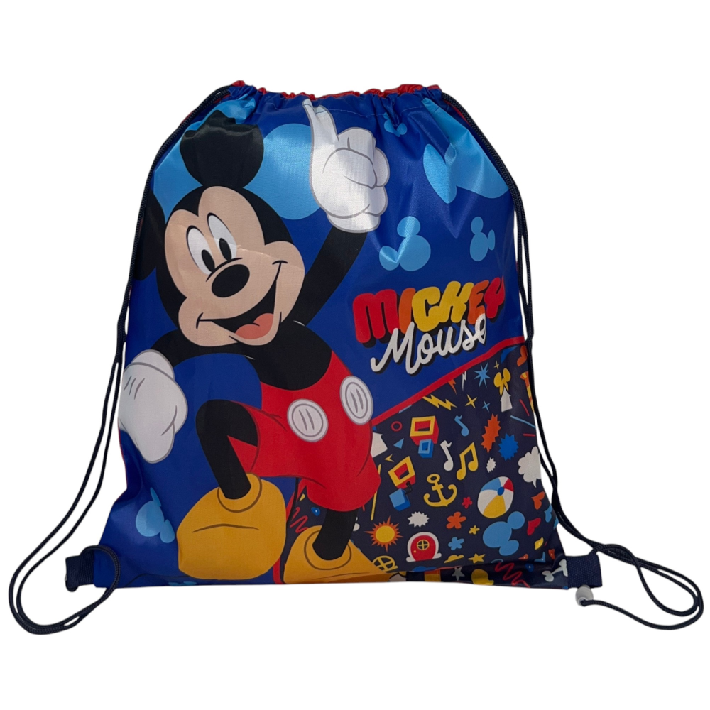 Sacca Topolino DISNEY Borsa Sportiva Tempo Libero con Chiusura a Coulisse 40x35 CM -  Mic36-0774