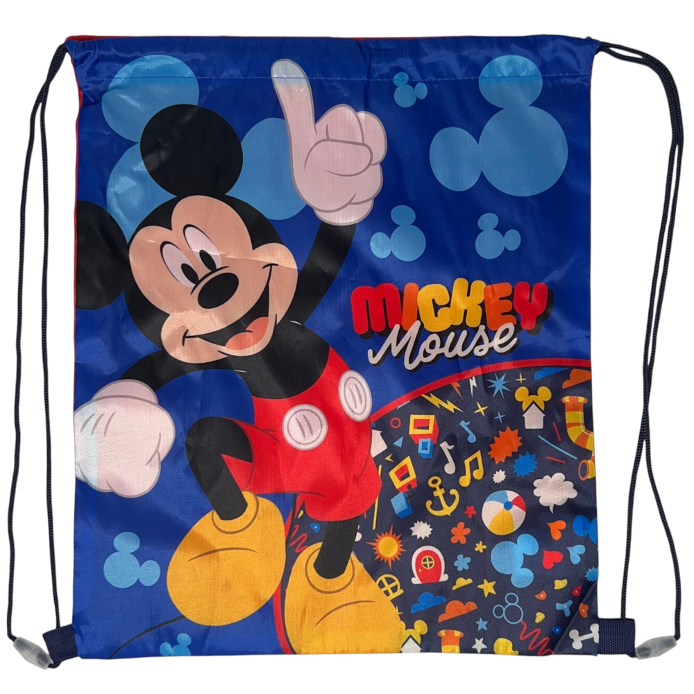 Sacca Topolino DISNEY Borsa Sportiva Tempo Libero con Chiusura a Coulisse 40x35 CM -  Mic36-0774
