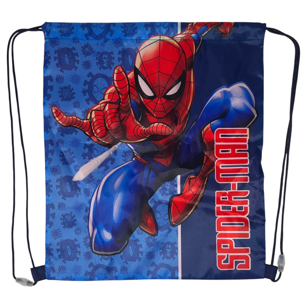 Sacca Spiderman MARVEL Borsa Sportiva Tempo Libero con Chiusura a Coulisse 40x35 CM -  Spi36-0796