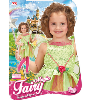 Costume Vestito Abito Travestimento Carnevale Halloween Bambina Fatina Magica - 2624f