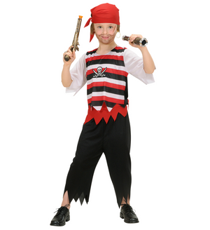 Costume Vestito Abito Travestimento Carnevale Halloween Bambino Pirata - 5854