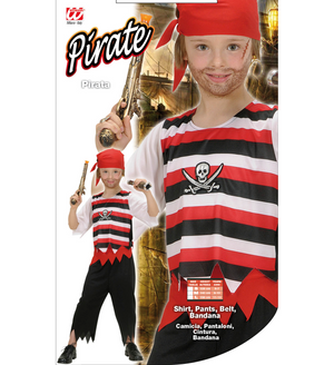 Costume Vestito Abito Travestimento Carnevale Halloween Bambino Pirata - 5854