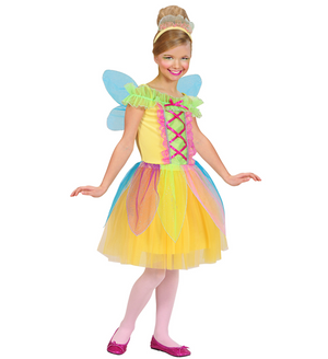 Costume Vestito Abito Travestimento Carnevale Halloween Bambina Fatina - 5878
