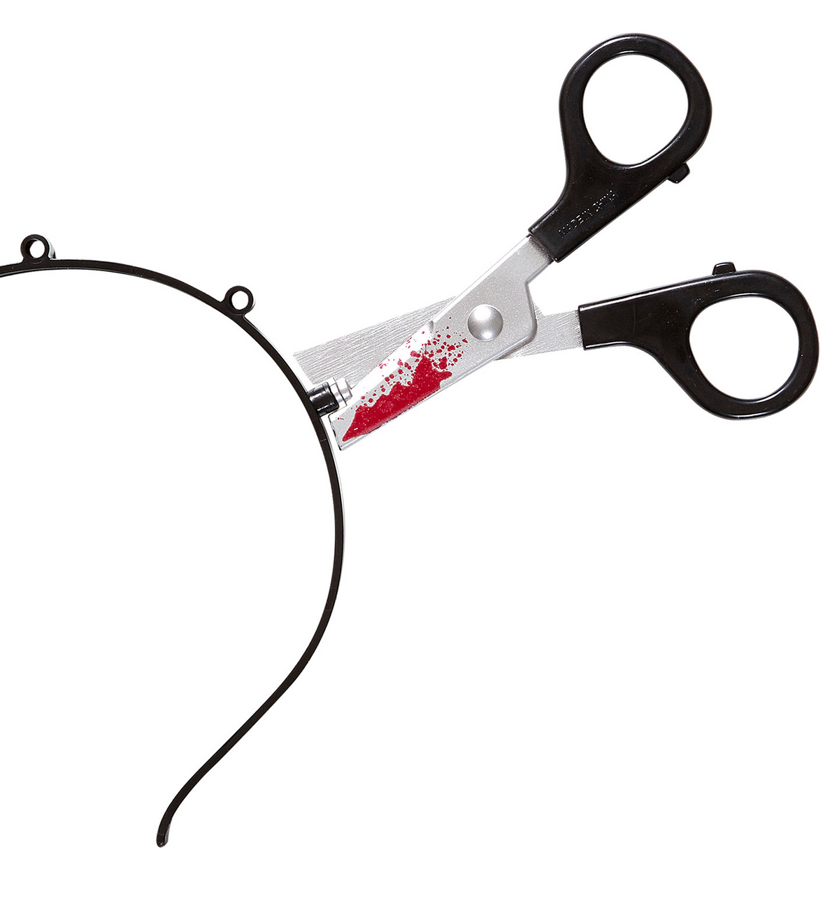 Forbici Insanguinate in Testa Accessori per Abito Vestito Travestimento Carnevale Halloween