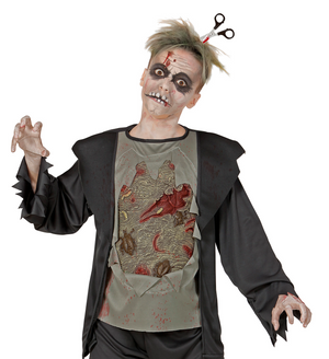 Forbici Insanguinate in Testa Accessori per Abito Vestito Travestimento Carnevale Halloween