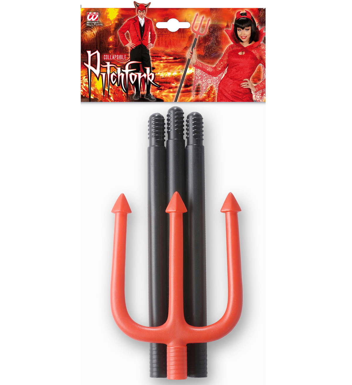 Tridente Abbattibile Forca Accessori per Abito Vestito Travestimento Carnevale Halloween Bambina