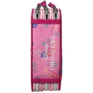 Astuccio Scuola Principesse DISNEY Multiscomparto 3 Zip Penna Papermate Pennarelli Giotto - Pr1192